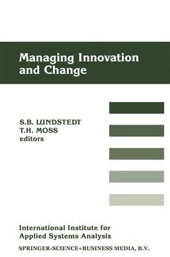 Couverture de l’ouvrage Managing Innovation and Change