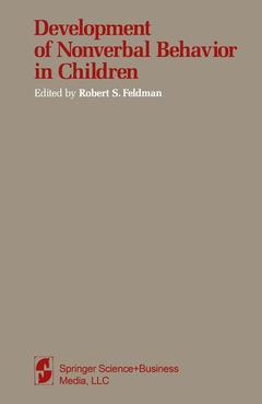 Cover of the book Development of Nonverbal Behavior in Children