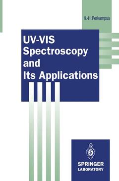 Couverture de l’ouvrage UV-VIS Spectroscopy and Its Applications
