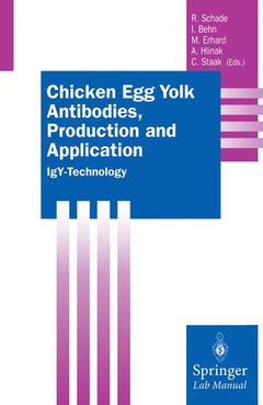 Couverture de l’ouvrage Chicken Egg Yolk Antibodies, Production and Application