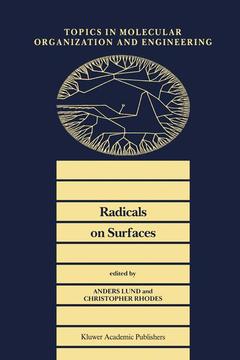 Couverture de l’ouvrage Radicals on Surfaces