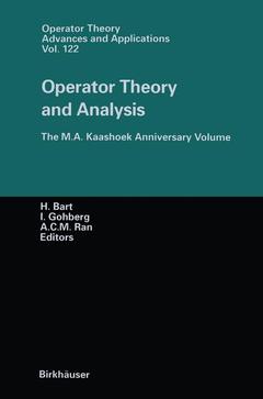 Couverture de l’ouvrage Operator Theory and Analysis
