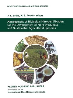 Couverture de l’ouvrage Management of Biological Nitrogen Fixation for the Development of More Productive and Sustainable Agricultural Systems