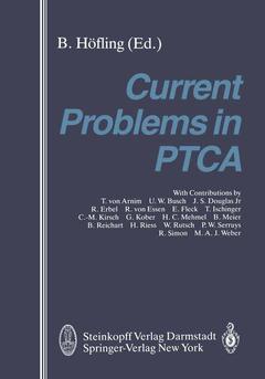 Couverture de l’ouvrage Current Problems in PTCA