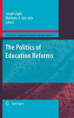 Couverture de l’ouvrage The Politics of Education Reforms
