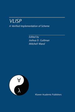 Cover of the book VLISP A Verified Implementation of Scheme
