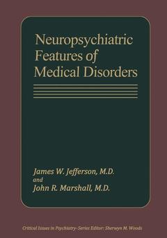 Couverture de l’ouvrage Neuropsychiatric Features of Medical Disorders