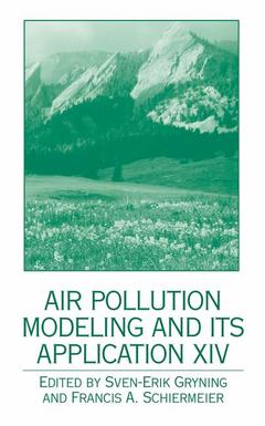 Couverture de l’ouvrage Air Pollution Modeling and its Application XIV