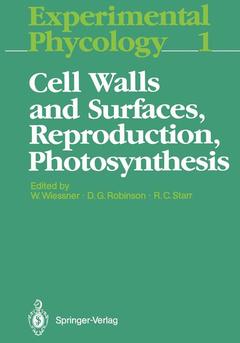 Couverture de l’ouvrage Cell Walls and Surfaces, Reproduction, Photosynthesis