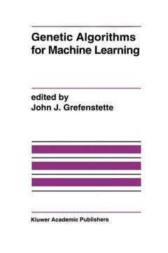 Couverture de l’ouvrage Genetic Algorithms for Machine Learning