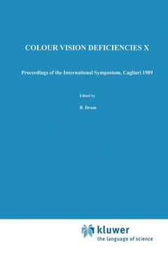Couverture de l’ouvrage Colour Vision Deficiencies X