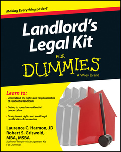 Couverture de l’ouvrage Landlord′s Legal Kit For Dummies