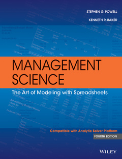 Couverture de l’ouvrage Management Science