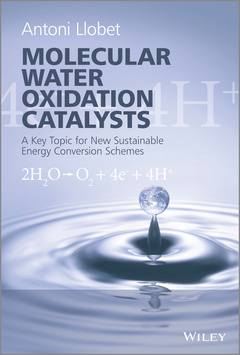 Couverture de l’ouvrage Molecular Water Oxidation Catalysis