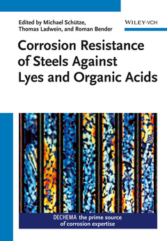 Couverture de l’ouvrage Corrosion Resistance of Steels against Lyes and Organic Acids