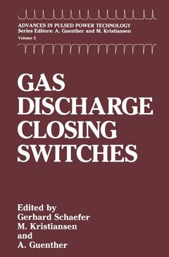 Couverture de l’ouvrage Gas Discharge Closing Switches