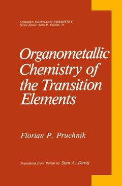 Cover of the book Organometallic Chemistry of the Transition Elements
