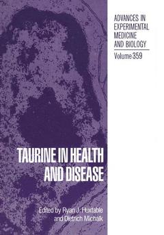 Couverture de l’ouvrage Taurine in Health and Disease