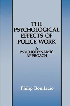 Cover of the book The Psychological Effects of Police Work