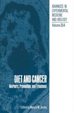Couverture de l’ouvrage Diet and Cancer