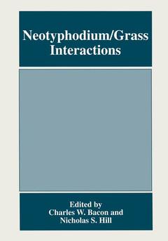 Couverture de l’ouvrage Neotyphodium/Grass Interactions