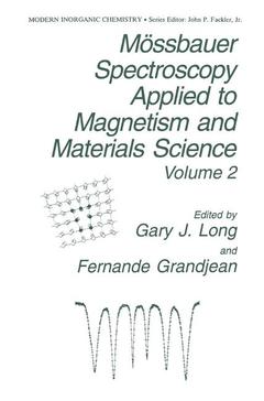 Couverture de l’ouvrage Mössbauer Spectroscopy Applied to Magnetism and Materials Science