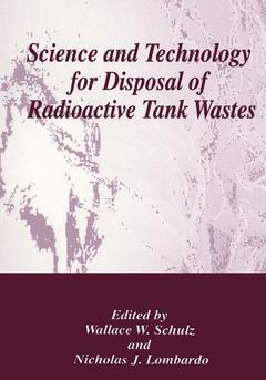 Couverture de l’ouvrage Science and Technology for Disposal of Radioactive Tank Wastes