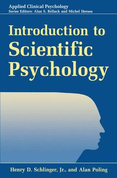 Couverture de l’ouvrage Introduction to Scientific Psychology