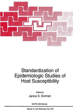 Couverture de l’ouvrage Standardization of Epidemiologic Studies of Host Susceptibility