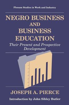Cover of the book Negro Business and Business Education