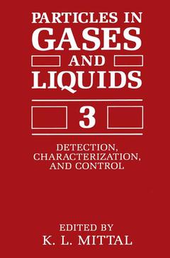 Couverture de l’ouvrage Particles in Gases and Liquids 3