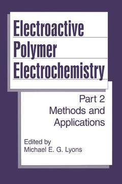 Couverture de l’ouvrage Electroactive Polymer Electrochemistry