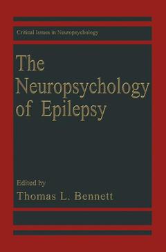 Couverture de l’ouvrage The Neuropsychology of Epilepsy