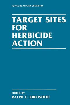Couverture de l’ouvrage Target Sites for Herbicide Action