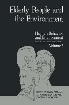 Couverture de l’ouvrage Elderly People and the Environment