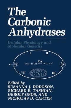 Couverture de l’ouvrage The Carbonic Anhydrases