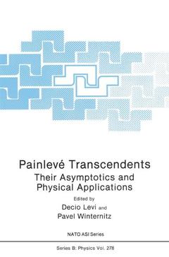 Cover of the book Painlevé Transcendents