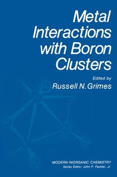 Cover of the book Metal Interactions with Boron Clusters
