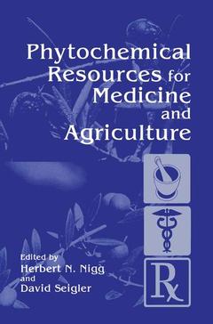 Couverture de l’ouvrage Phytochemical Resources for Medicine and Agriculture