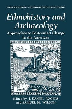 Couverture de l’ouvrage Ethnohistory and Archaeology