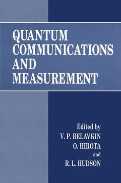 Couverture de l’ouvrage Quantum Communications and Measurement