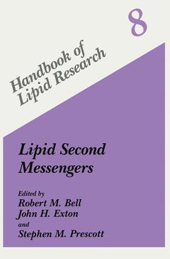 Couverture de l’ouvrage Lipid Second Messengers
