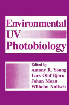 Couverture de l’ouvrage Environmental UV Photobiology
