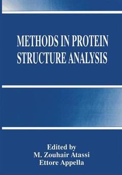 Couverture de l’ouvrage Methods in Protein Structure Analysis