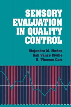 Couverture de l’ouvrage Sensory Evaluation in Quality Control