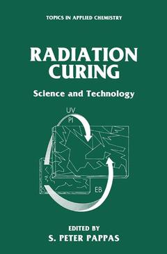 Couverture de l’ouvrage Radiation Curing
