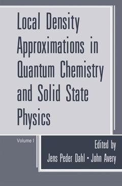 Couverture de l’ouvrage Local Density Approximations in Quantum Chemistry and Solid State Physics