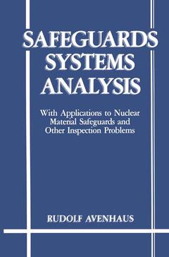 Couverture de l’ouvrage Safeguards Systems Analysis