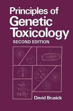 Couverture de l’ouvrage Principles of Genetic Toxicology