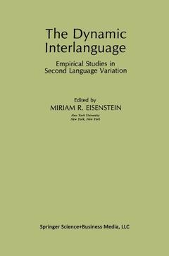Couverture de l’ouvrage The Dynamic Interlanguage